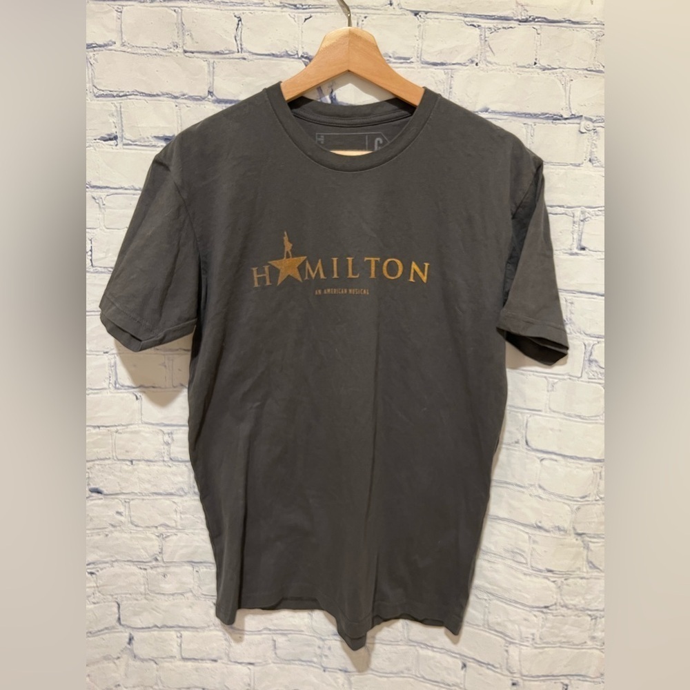 Hamilton Creative Good Graphic T-Shirt Top Black Size Medium